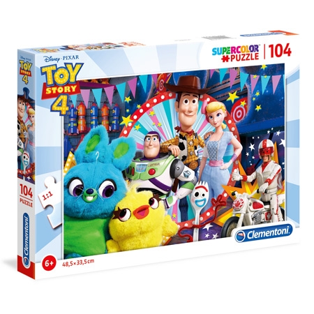 Clementoni Disney Toy Story 4 SuperColor Puzzle 104 Pcs - Makhsoom